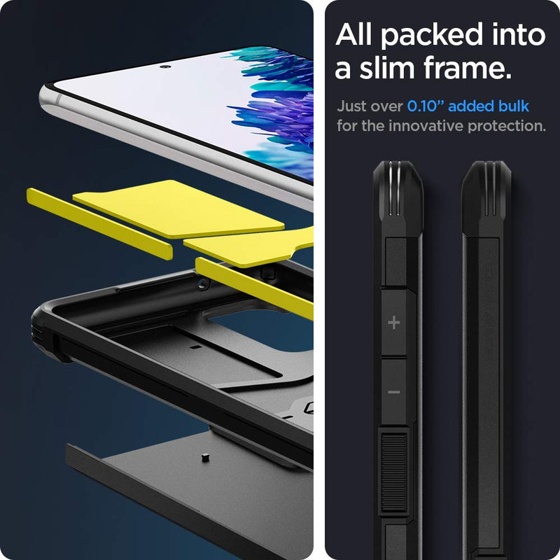 Spigen Tough Armor [Extreme Protection Tech] Designed for Samsung Galaxy S20 FE 5G Case (2020) - Black