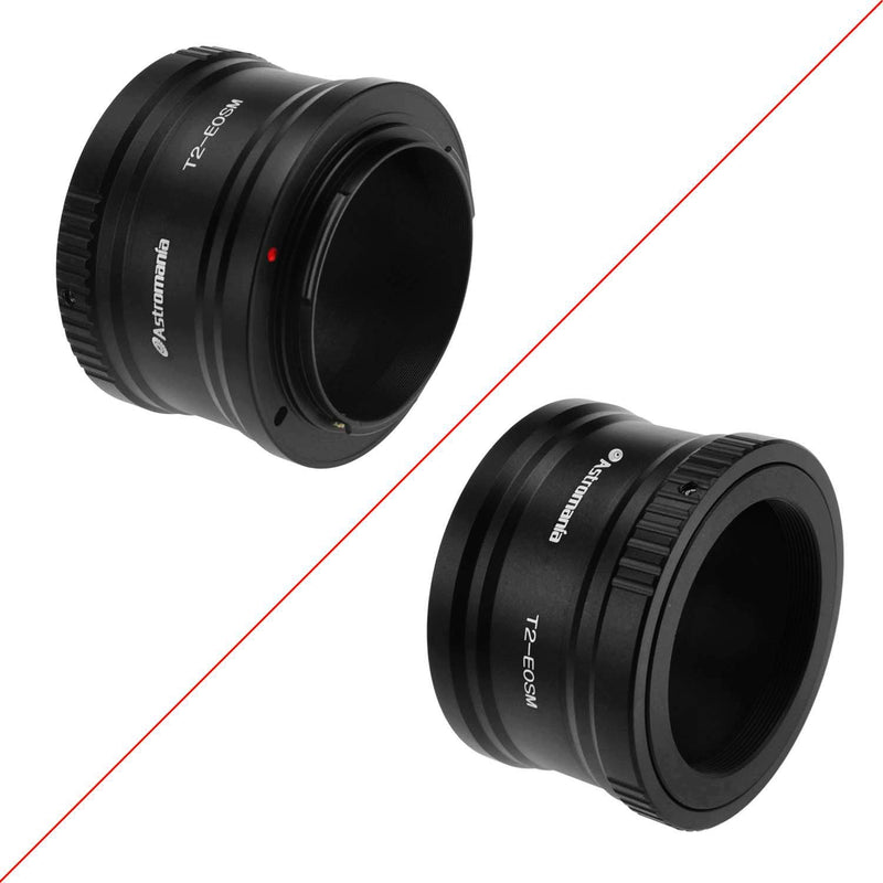 Astromania Canon EOS-M T2 Mount Lens Adapter for Canon EOS-M Camera System Telescope/Spotting Scope Accessories