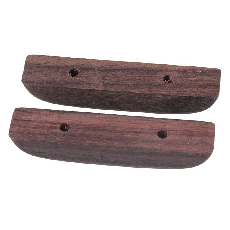 Yibuy Bass Guitar Padauk Thumb Rest Finger Rest Thumbrest with Screws Set of 2