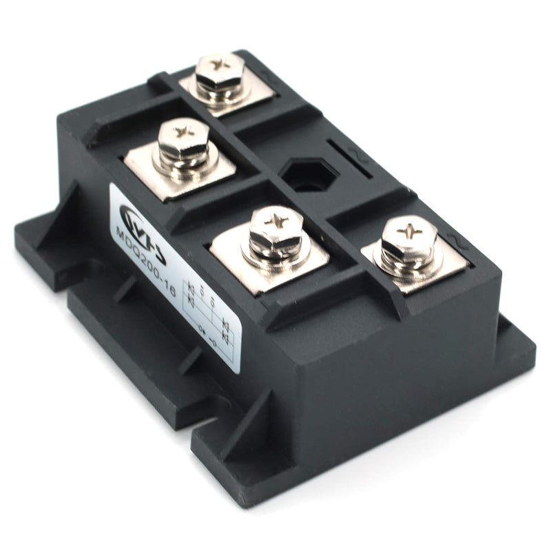 [AUSTRALIA] - DEVMO Bridge Rectifier MDQ200A 1600V High Power Single Phase Diode Bridge Rectifier 4 Terminal Full Wave Diode Module 1600V Single Phase Bridge Rectifier 200A 