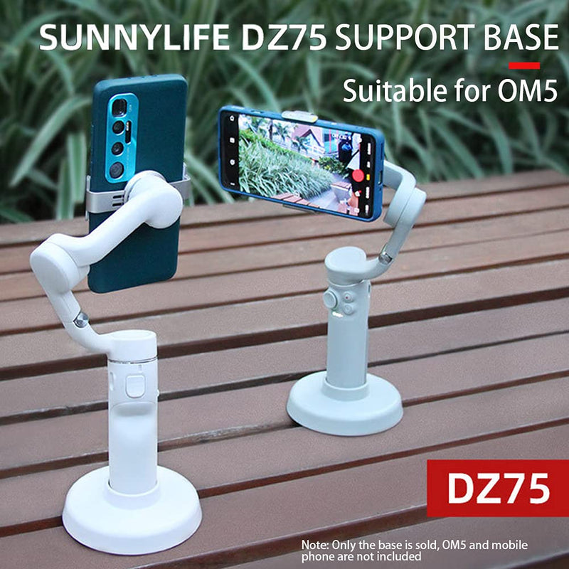 OM5 Base Stabilizer Accessories Handheld Gimbal Phone Stand Mount Base for DJI OM5 White