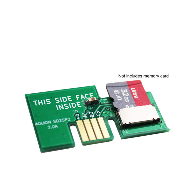 TF Card Reader for Game Cube SD2SP2 SDLoad SDL Micro SD Card Adapter (Green) Green