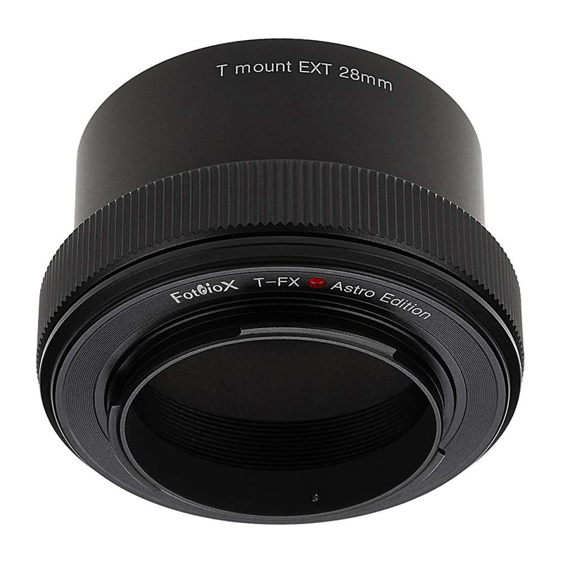 Fotodiox Lens Adapter Astro Edition - Compatible with T-Mount (T/T-2) Screw Mount Telescopes to Fuji X-Series Mount Cameras for Astronomy