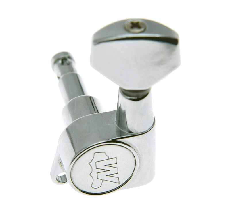 Wilkinson Left Handed EZ-LOK Post Guitar Tuning Keys Lefty Guitar Tuners Machine Heads Chrome