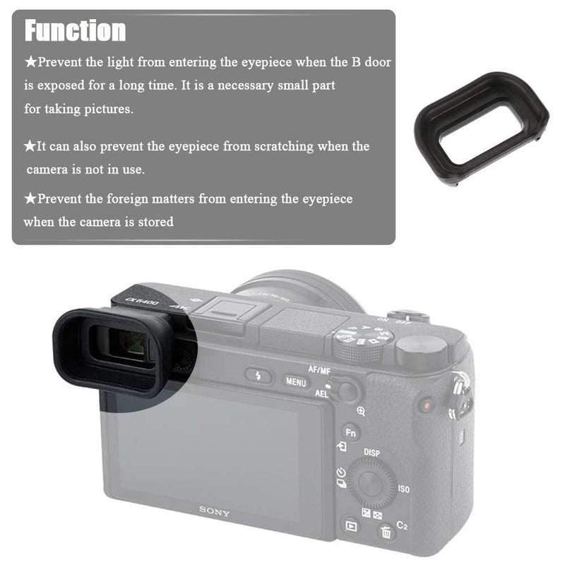 a6600 a6400 FDA-EP17 Viewfinder Eyepiece Eyecup Eye Cup for Sony A6600 A6400 a6400 a6600 Alpha 6400 Alpha 6600 Digital Camera[2Packs], Replace Eyepiece FDA-EP17 EP-17, Fire Rock Viewfinder Accessories