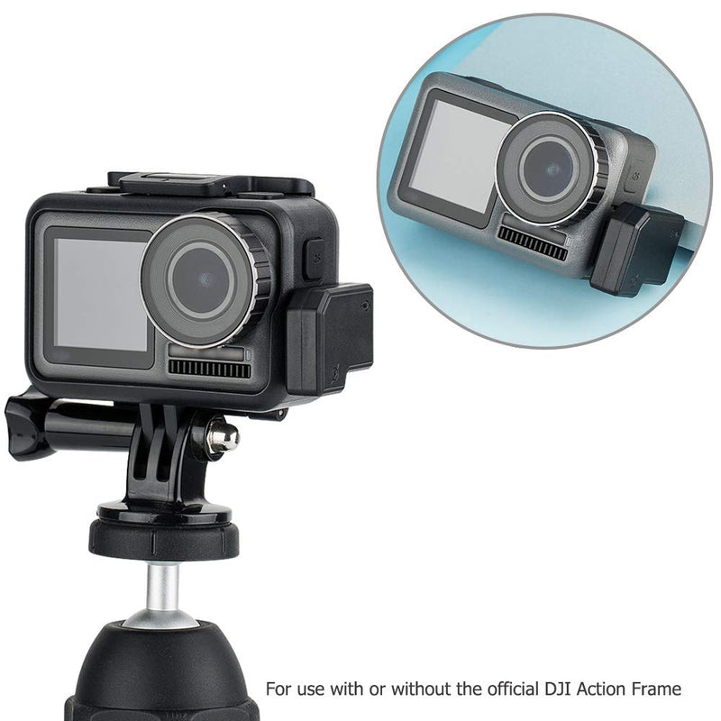 3.5mm Audio Mic & USB-C Adapter Accessories for DJI Osmo Action Camera with 3.5mm Microphones Jack & USB-C Connector