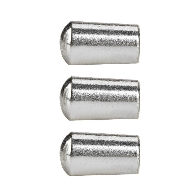 3Pcs Tip for Guitar Switch, 3-way Toggle Switch Knob Copper Tip for LP EPI Electric Guitar(3.5mm,Silver)