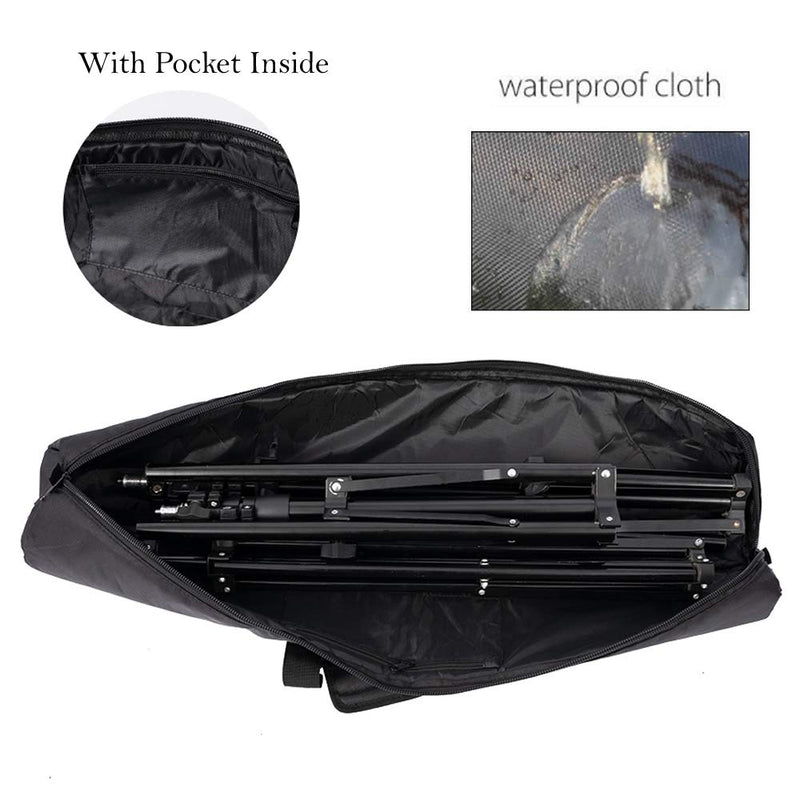 Lefuto 25.5 x 5 Inches Padded Nylon Camera Tripod Carry Bag 65CM Light Stand Travel Case for Manfrotto Velbon Gitzo Slik