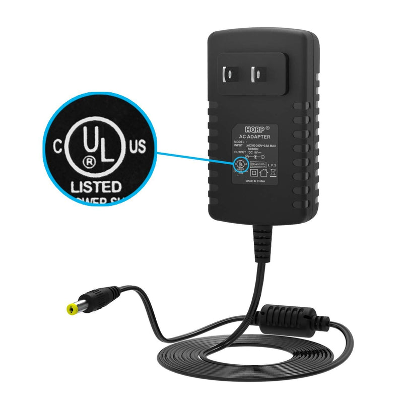 [AUSTRALIA] - HQRP AC Adapter/Power Supply Compatible with Casio CTK-611 / CTK611 / CTK-620L / CTK620L Keyboards Replacement [UL Listed] Plus HQRP Euro Plug Adapter 