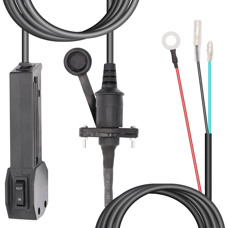 12V Winch Corded Hand Controller Remote Control Kit for ATV UTV Winch