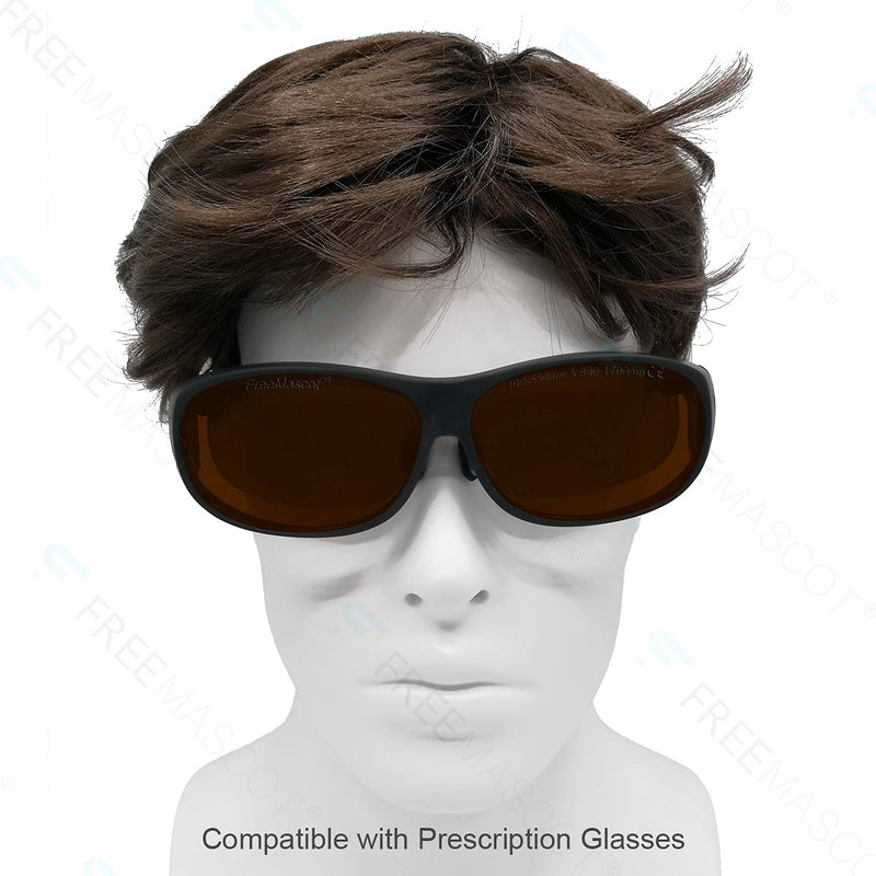 FreeMascot OD 6+ 190nm-550nm / 800nm-1700nm Wavelength Professional Laser Safety Glasses Eye Protective Glasses Style 4