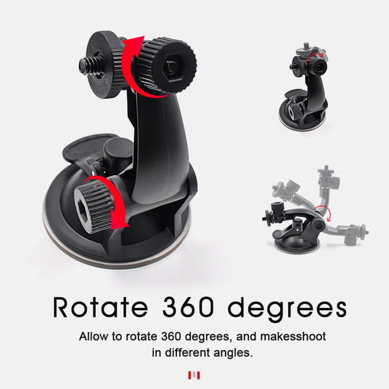 STARTRC Pocket 2 Suction Cup Mount,Full 360 Rotation Car Mount for DJI Pocket 2/Osmo Pocket/Osmo Action 2 Camera Accessories