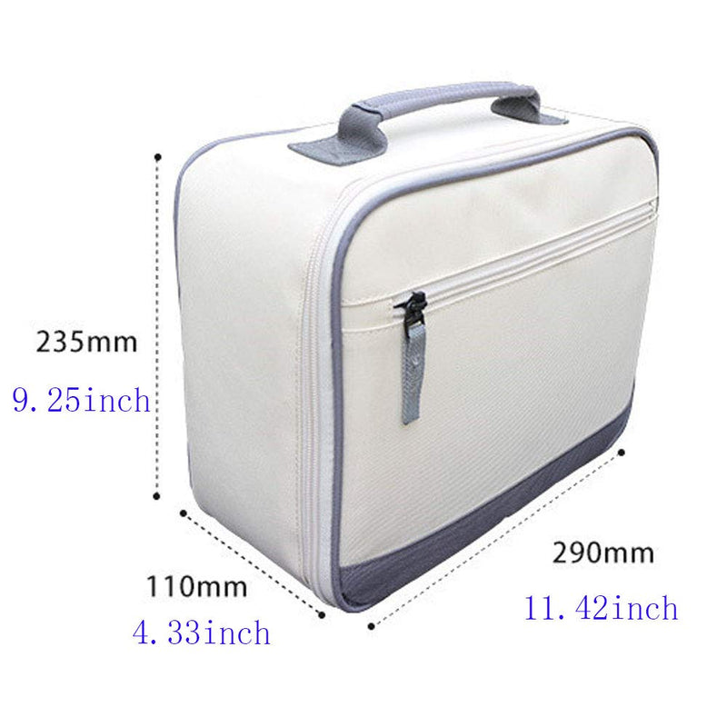 KT-CASE Portable Handbag for Canon SELPHY CP1300 /CP1200 Compact Photo Printer Bag Carrying Case Storage Cover (White) White