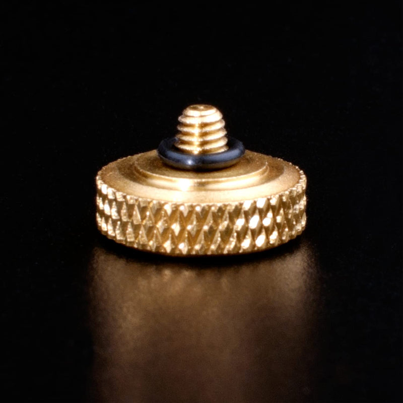 (2 Pack) PIBIETTN Camera Shutter Button, Copper Soft Shutter Release Button Compatible with Fujifilm Fuji Sony Leica Camera Release Button Golden