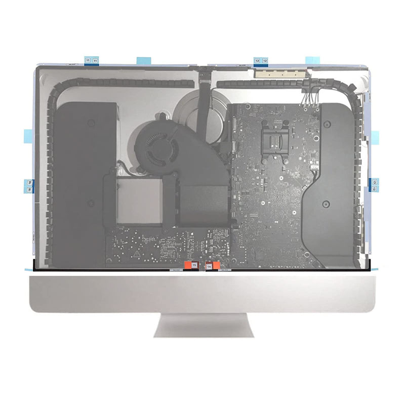 LCD Display Screen Adhesive Strips Tape 076-1444 076-00009 076-1419 Compatible for iMac 27" A1419 (Late 2012- Mid 2017)