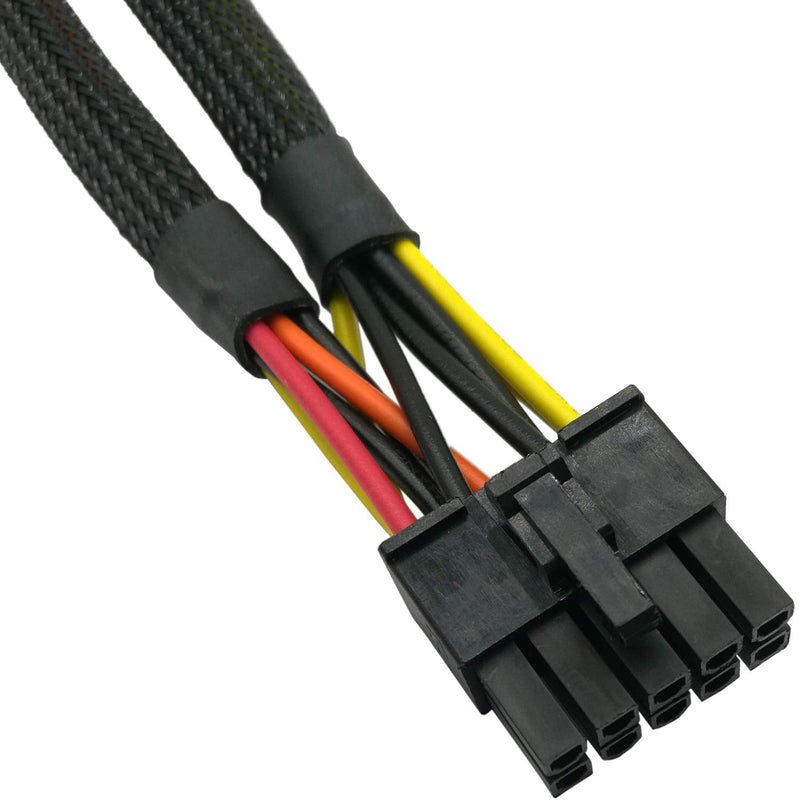 COMeap Motherboard 10 Pin to PCI-E 8 Pin(6+2) SATA IDE Molex Power Adapter Cable Compatible with HP DL380 G6 G7 Server 25-in(63.5cm)
