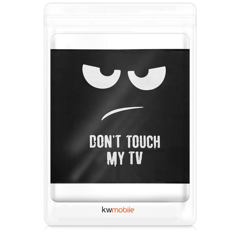 [AUSTRALIA] - kwmobile Dust Cover for 32" TV - Flat Screen TV Protector - Don't Touch My TV White/Black Don't Touch My TV 02-01 