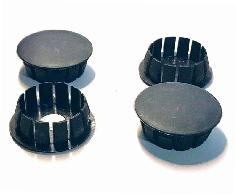 (Pack of 15) Body Floor Drain Plugs 1" for Jeep Wrangler YJ n CJ 1987 through 1995 | MPP 1605 | Made inUSA | Black Nylon Plastic Multi Step Flush Mount.