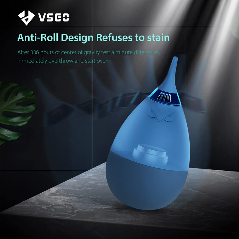 VSGO V-B012E Filter Air Blaster with Filter Tumbler Design Lens Cleaning Blower Compressed Air for Nikon Sony Canon Digital Camera Lens & Sensor Cleaning (Blue Black) Blue Black