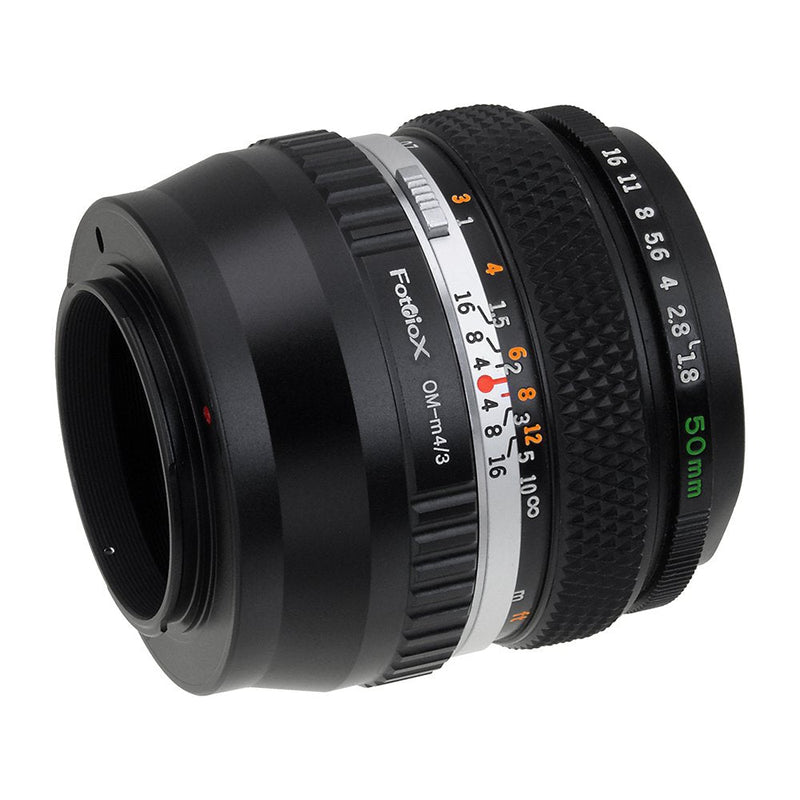 Fotodiox Lens Mount Adapter, Olympus OM Zuiko Lens to Micro 4/3 Olympus PEN and Panasonic Lumix Cameras