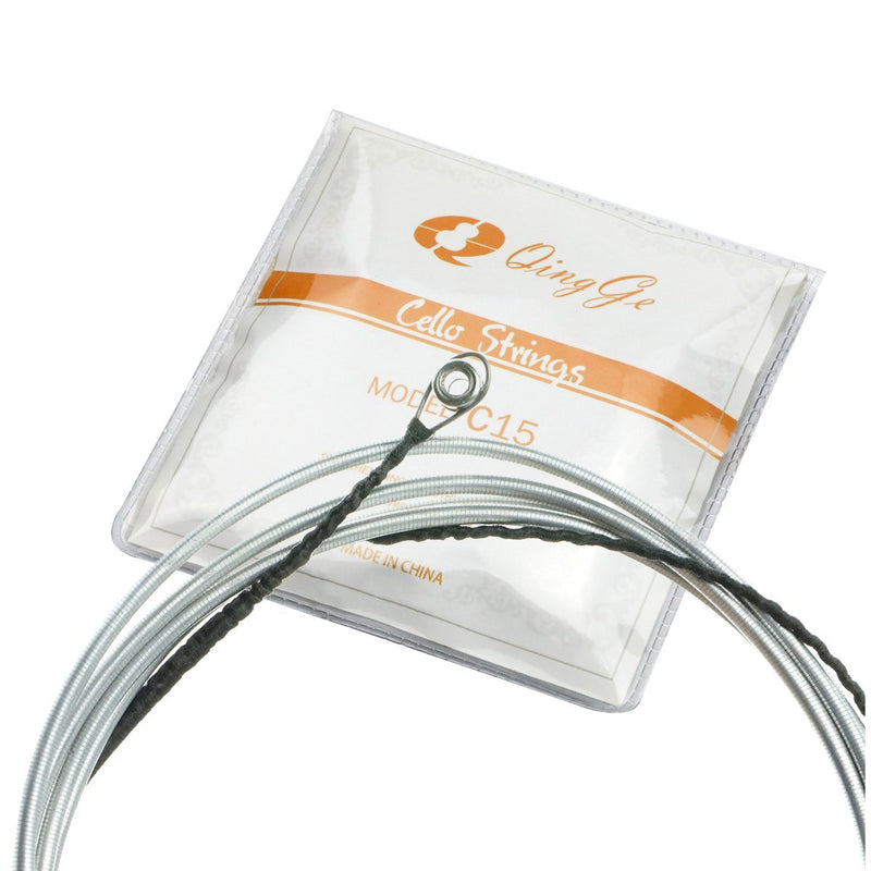 QINGGE Cello Strings 1 Set Generic Aluminum-magnesium alloy Wound cello strings Size 1/2