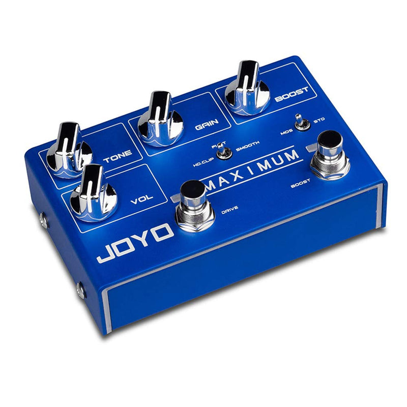 [AUSTRALIA] - JOYO R-05 Maximum Overdrive Pedal Effect with Drive & Boost Dual Channel Guitar Pedal for Electric Guitar Effect True Bypass 