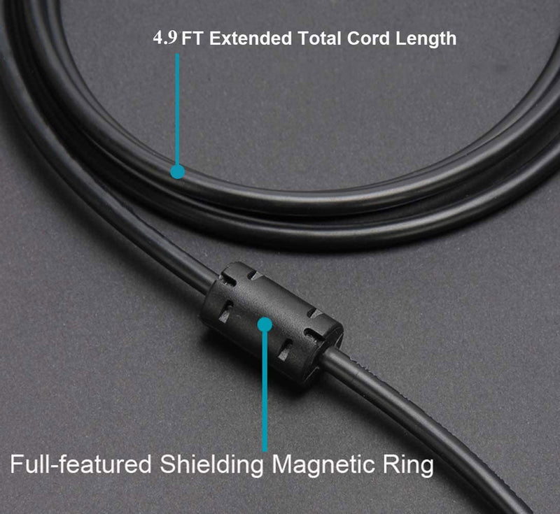 Replacement Camera Transfer Data Sync Charger Charging Cable Cord Replacement for Fujifilm FinePix J10 J100 J110w J12 JV160 JV170 and More (4.9ft)