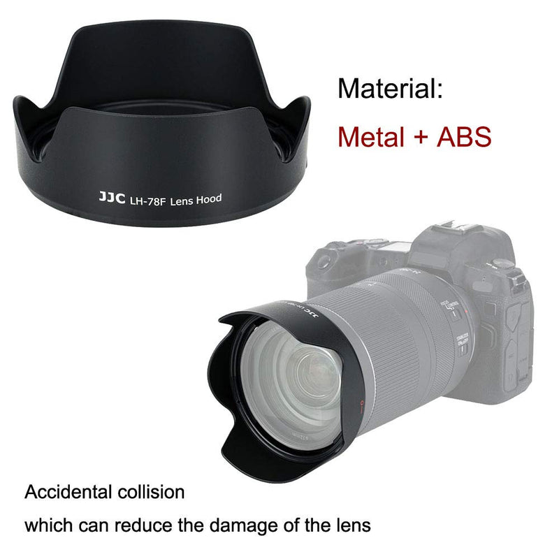 Lens Hood for Canon RF 24-240mm F4-6.3 is USM on EOS R6 R5 RP R Camera, Reversible Lens Shade Replace Canon EW-78F Hood