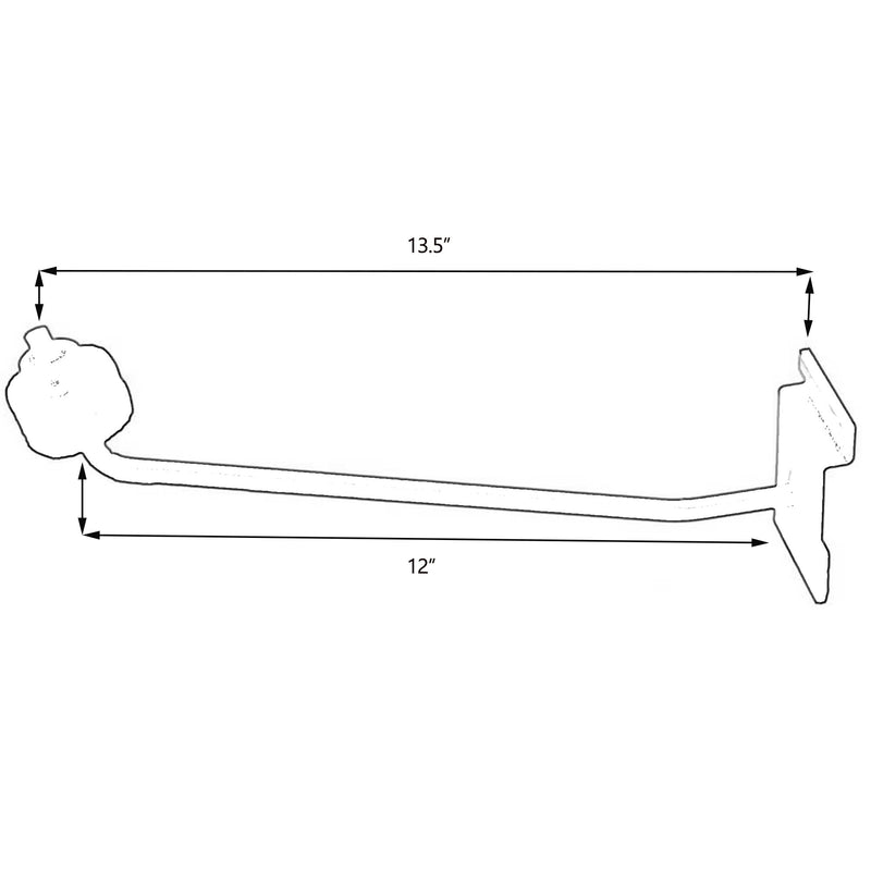 D'Luca 12" Cymbal Display Arm Holder Fits Slatwall