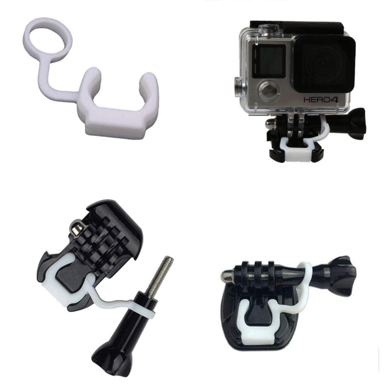 Hooshion Bodyboard Wakeboard Foam Surfboard Mount Kit Surfing Mount with Anti-Lost Strap for GoPro Hero 8/7/6/5/4/3+/3/2/1 (Black) Black