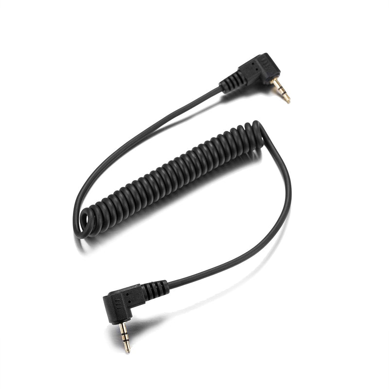 2.5mm-C1 Camera Remote Control Shutter Release Cable for Canon T6i T6S T5 T5i T4i T3i T3 T2i T1i XT XTi XSi SL2/ EOS M 700D 650D 600D 550D 500D 1100D 80D 70D 60D Series