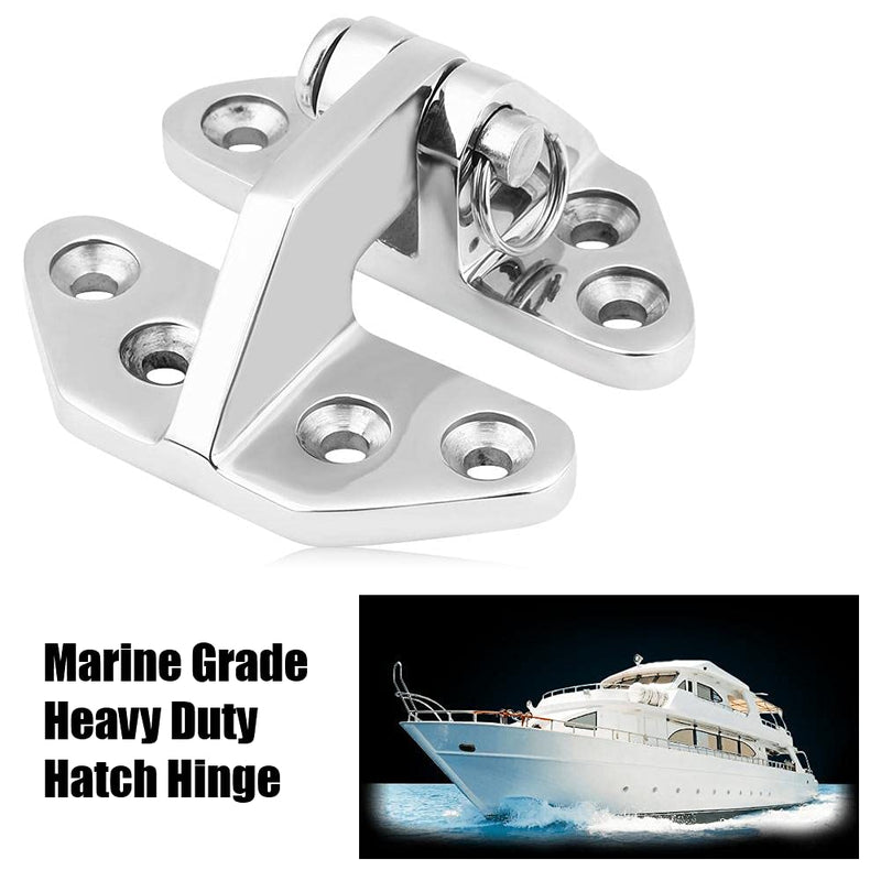 Acouto Boat Hatch Hinge Stainless Steel Marine Grade Heavy Duty Boat Hatch Hinge Removable Pin Hardware