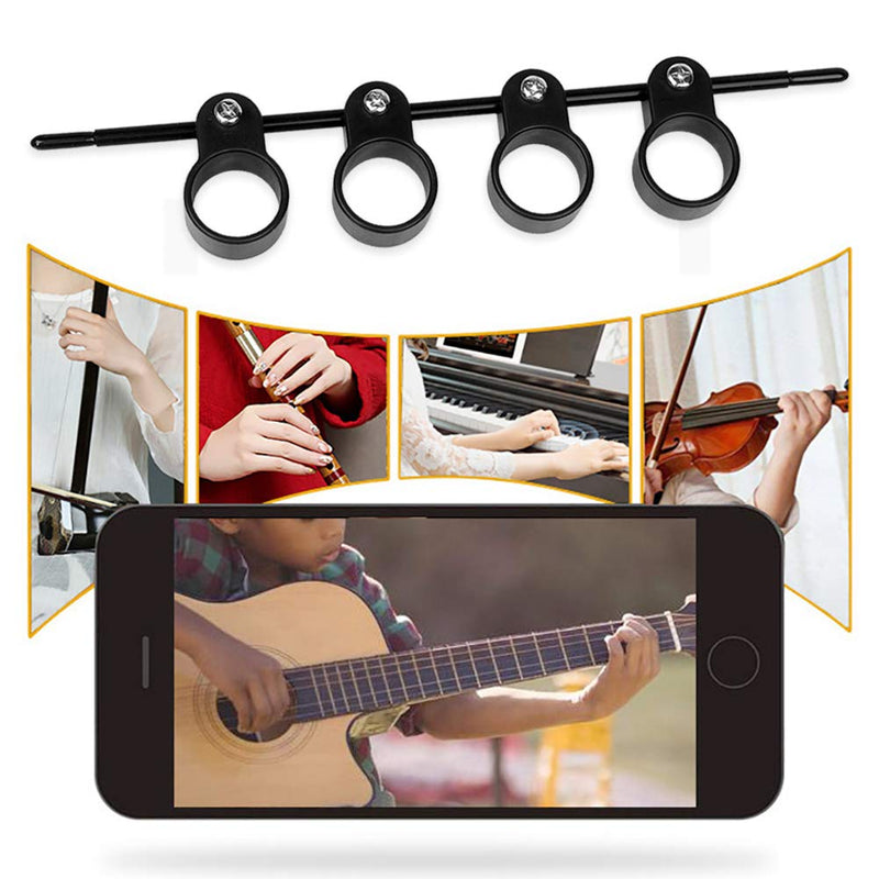 Guitar Finger Expander, Evenwils Adjustable Guitar Finger Trainer Finger Stretcher Expansion for Guitar/Bass/Ukuleles/Mandolins/Piano/Banjos Beginner