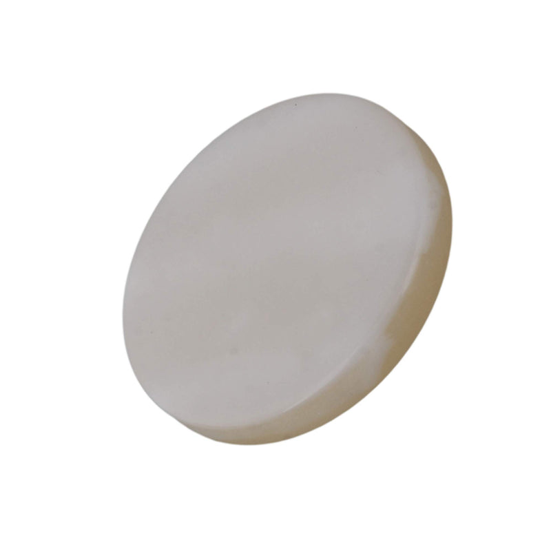 Yibuy Plastic Key Buttons Replacement Inlays Pearl for Alto Tenor Treble Sax Pack of 9 Creamy-white Color
