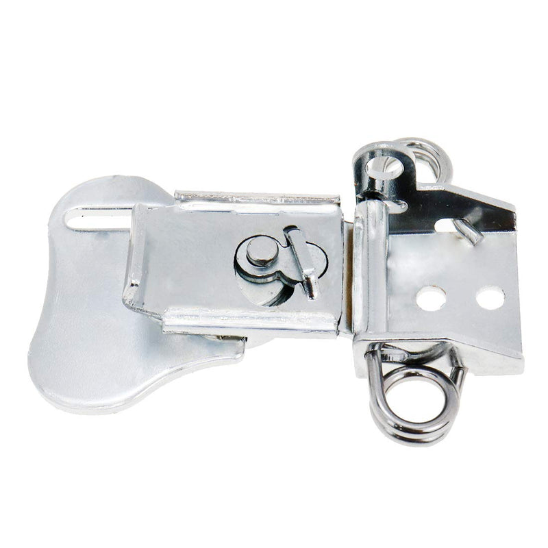 Hasp Toggle Latch Karcy Safety Hasp 2.17x2.05"(LxW) Latch for Wooden Silver Box Spring Loaded Butterfly Twist Latch 2.17x2.05"(LxW) HaspsPack of 4