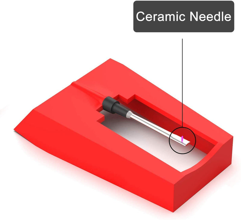 [AUSTRALIA] - Record Player Needles 3 Pack, Suewio Turntable Diamond Replacement Stylus Needles for Vinyl Record Player, LP, Phonograph 