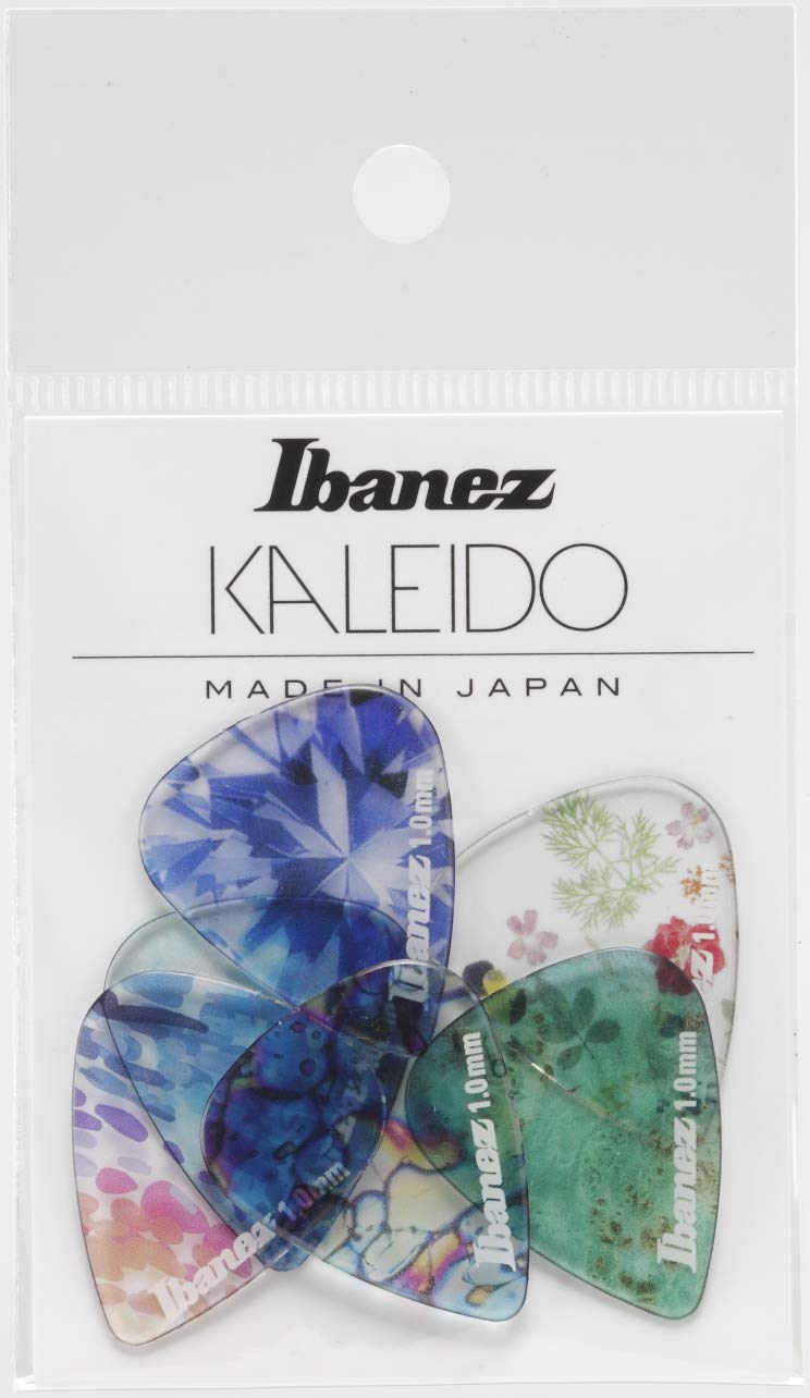 Ibanez KALEIDO Series Picks 6 Pack 1.0mm 1.00mm