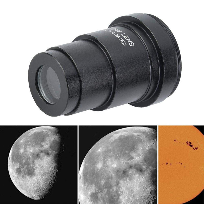 1.25 inches 3X Barlow Lens Fully Black Multi Coated with M42x0.75mm Thread for Standard Telescope Eyepiece Astronomy Accessory