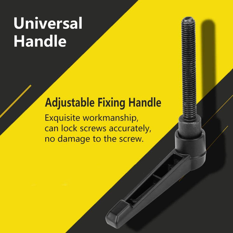 4PCS /M6 x 16/20/25/32/40/50/60/70/Male Thread Machinery 304 Alloy Adjustable Knob Handle Clamping Lever with Stud Universal Handle (16MM) 16MM