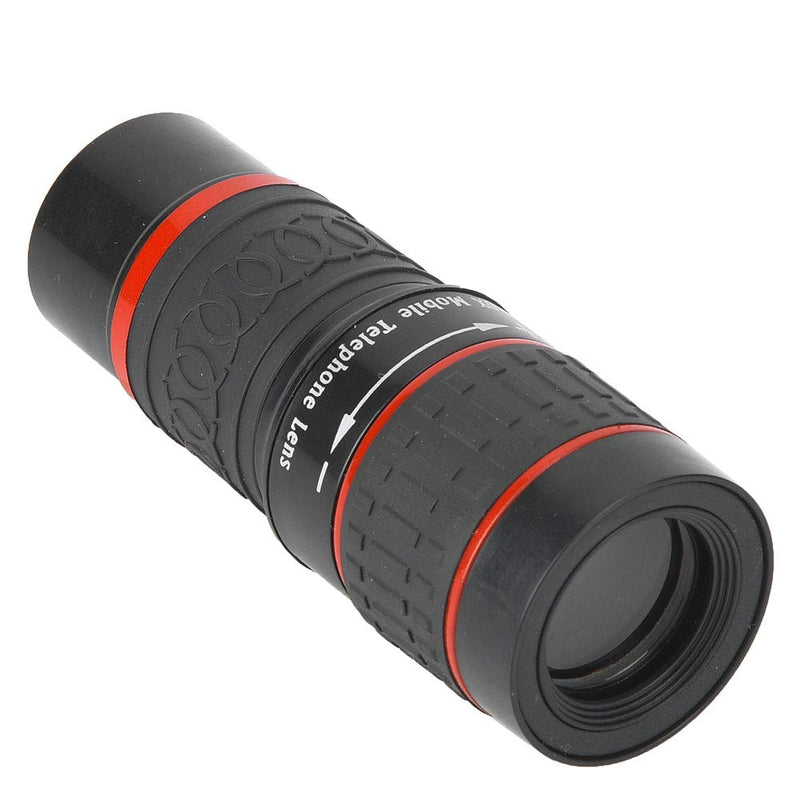 Cell Phone Camera Zoom Lens Attachment,Zoom Lens for iPhone 11,Mobile Phone Lens and Accessories,20X Long Focus Zoom Telephoto Lens with Clip for Smart Phone Tablet Pc Black