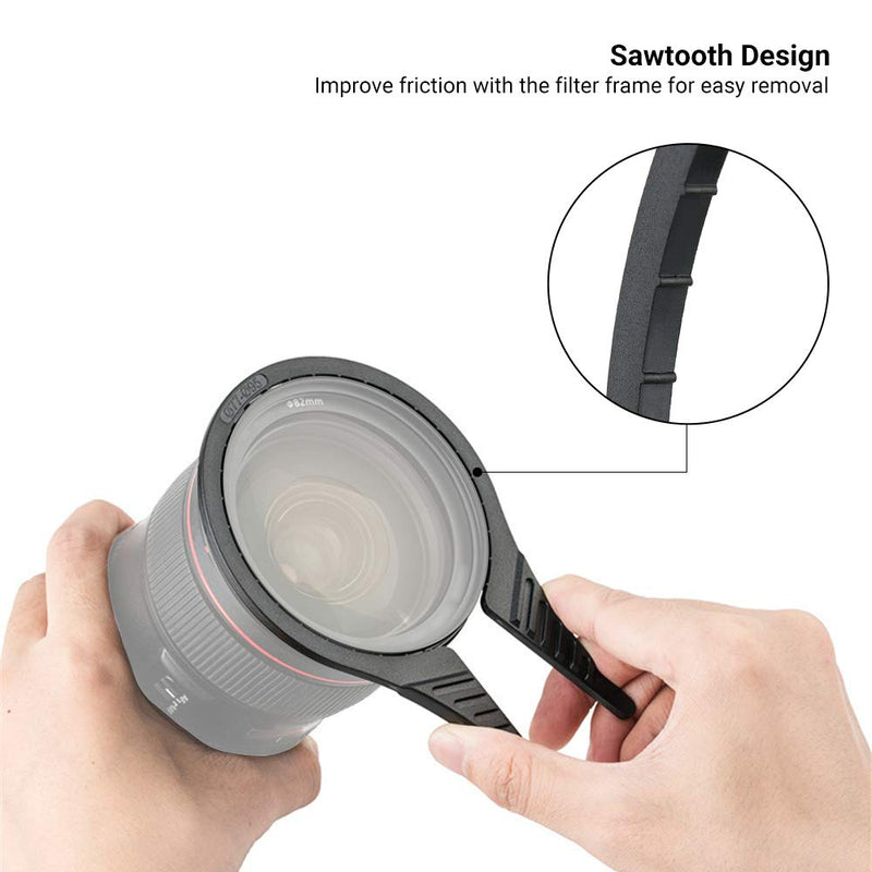 [AUSTRALIA] - 2 Packs Camera Lens Filter Wrench Kit, CPL UV ND Filter Removal Wrench Tool Set, Fit 55mm-72mm 77mm-95mm Lens Thread for Canon Nikon Sony Fujifilm Olympus Panasonic and Other Camera 