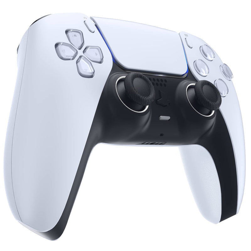 eXtremeRate White Replacement Accessories for PS5 Controller, Accent Rings for Playstation 5 Controller - Controller NOT Included