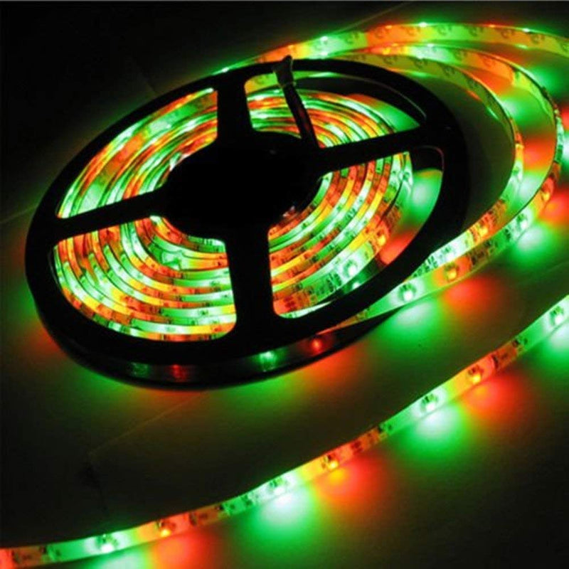 [AUSTRALIA] - LED Strip Lights, Color Changing Rope Lights, Waterproof 16.4ft 3528 RGB 300 LED Flexible Light Strip Kit with 44-Keys IR Remote Controller & Power Supply Ribbon DIY 