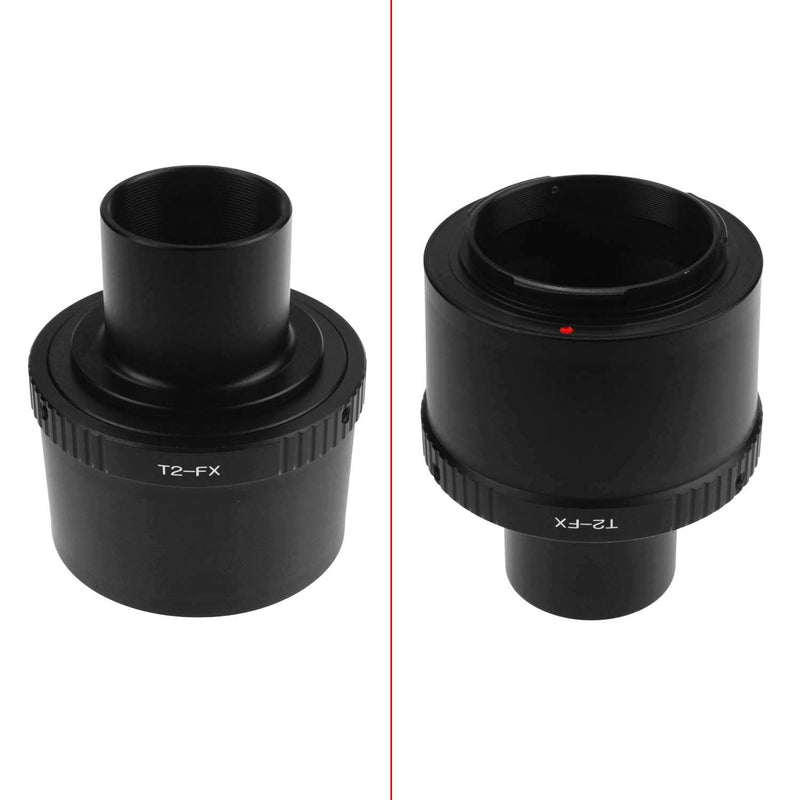 Astromania T T2 Lens to Fuji FX Mount Camera Adapter and M42 to 1.25" Telescope Adapter (T-Mount) - Universal Screw in for X-T1 X-A1 X-E2 X-M1 X-E1 X-PRO1 Ring Set for Fuji FX