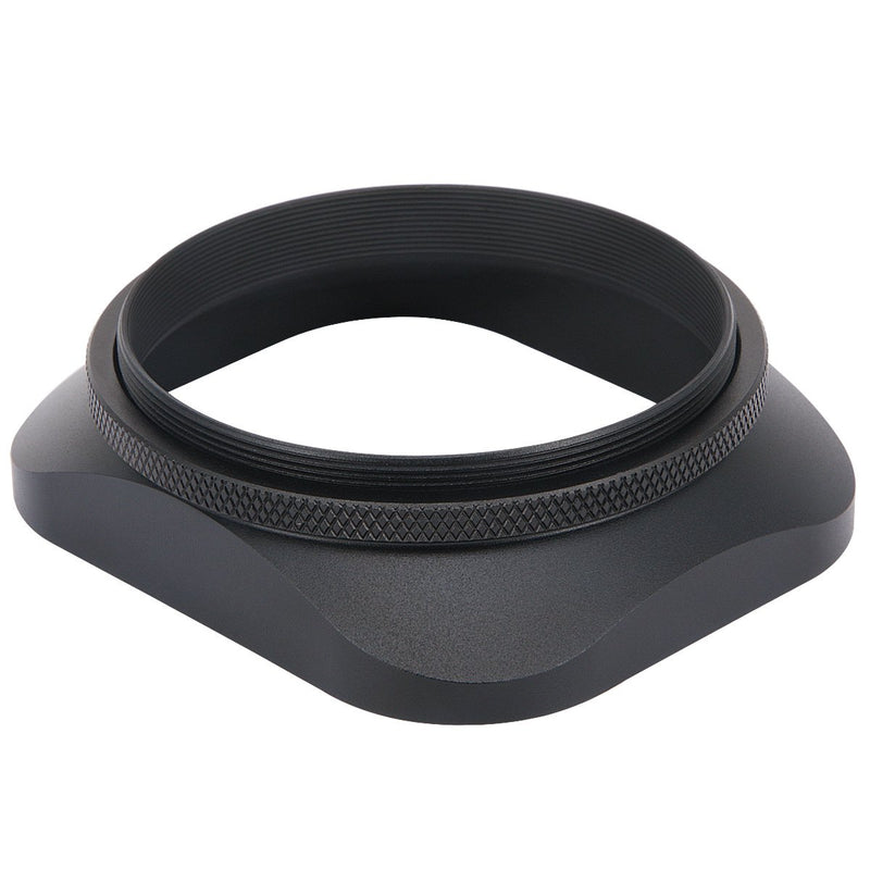 [AUSTRALIA] - Haoge LH-B58T 58mm Square Metal Screw-in Lens Hood with Cap for 58mm Canon Nikon Sony Leica Carl Zeiss Voigtlander Nikkor Fujifilm Olympus Lens and Other Lens with 58mm Filter Thread 