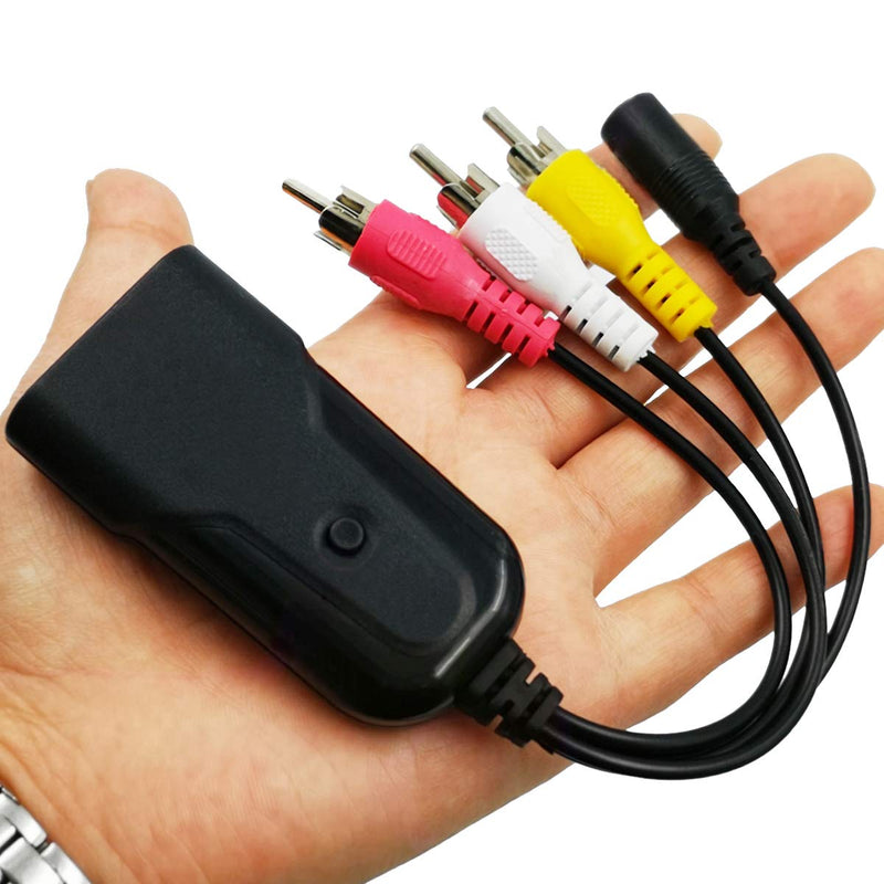 HDSUNWSTD HDMI Mini AV Adapter HD Converter Box HDMI to Composite RCA AV/CVSB L/R Video 720P 1080P HDMI2AV hdmi2 av Video