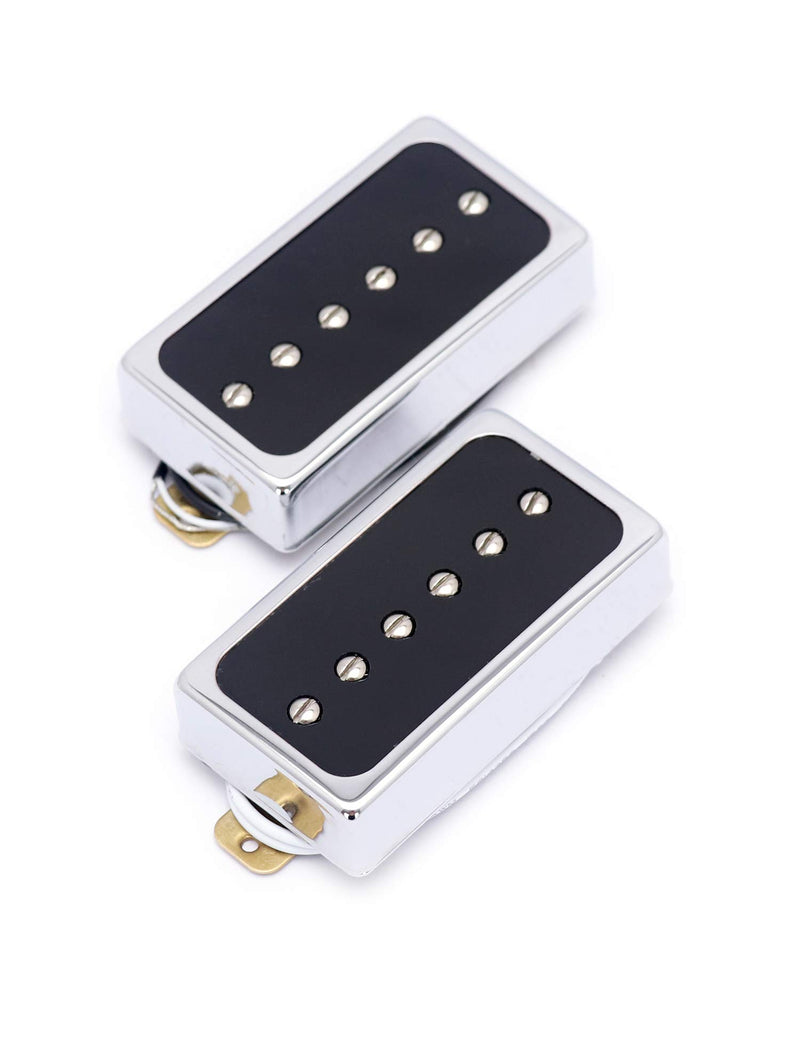 Metallor Humbucker Pickups Bridge and Neck Set for Les Paul P90 Style Electric Guitar. (CR)