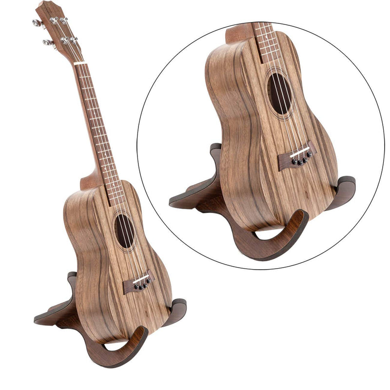 LOSOPHY Ukulele Stand Plywood.Portable Ukele Stand,Rose wood grain Uke Stand easy to install and carry, Widely applicable as Ukelle Stand,Fiddle Stand,Violin Stand