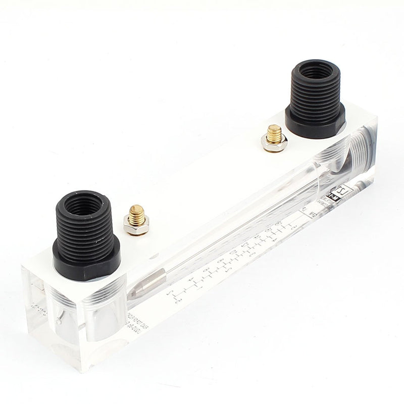 Uxcell a15112000ux0003 LZT M-15 0.5-5GPM 2-18LPM Water Flow Meter Panel Mount Type Flowmeter