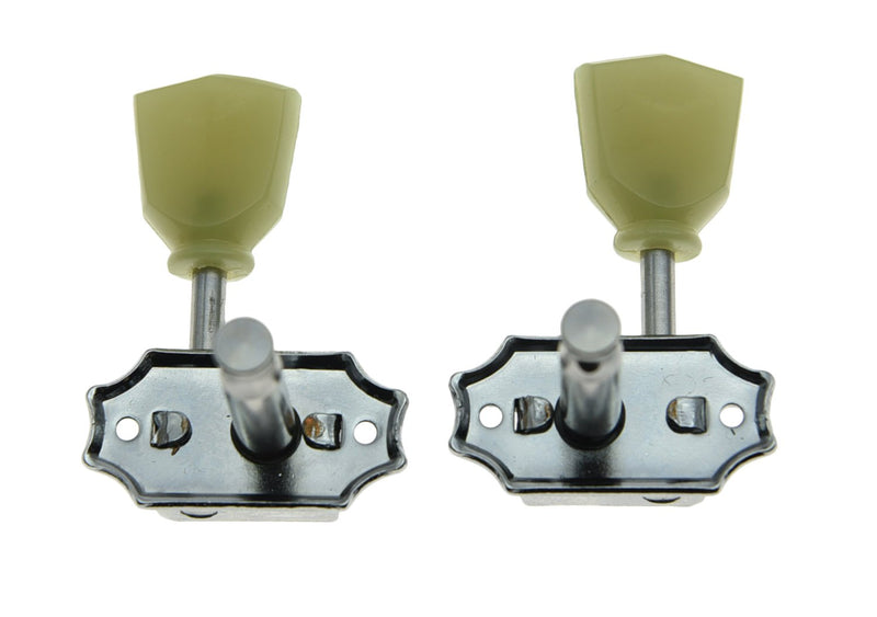 [AUSTRALIA] - Wilkinson Chrome 3x3 Deluxe Vintage Tuners Guitar Tuning Keys Guitar Machine Head for Les Paul 